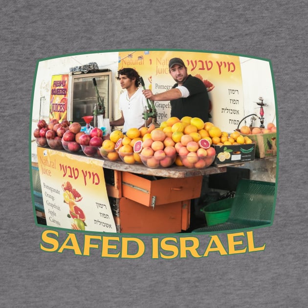 Israel, Safed. Fresh Squeezed Juice Stand by UltraQuirky